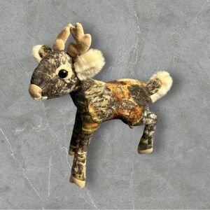Vintage 2010 Camo Wild for Bass Pro Shop standing Moose plush 9.5 inch
